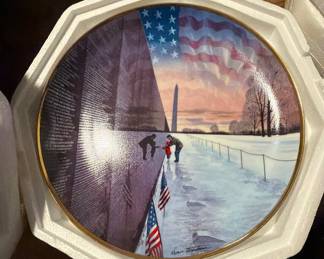 Vietnam memorial plate 