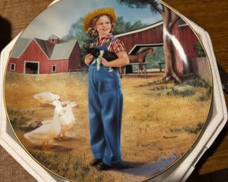 Shirley Temple plate