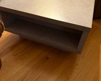 Sofa Table with bookshelf sides