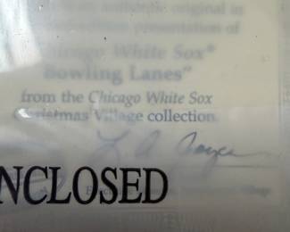 Hawthorne Christmas Collection Chicago White Sox Bowling Lanes New In Box