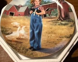 Shirley Temple plate Danbury Mint