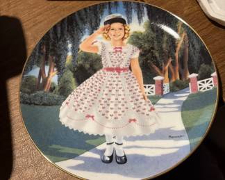 Shirley Temple plate