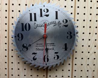 Sears and Roebuck Circular saw blade clock