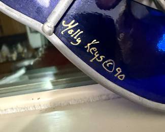 Molly Keys leaded glass window