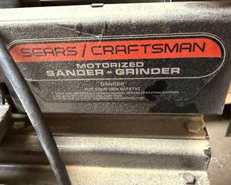 Craftsman Motorized sander Grinder