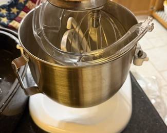 KitchenAid metal based vintage white heavy duty mixer