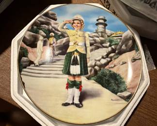 Shirley Temple plate