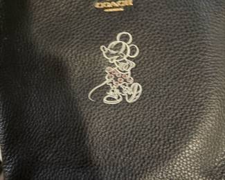 Charming Disney Coach Bag with Mickey Mouse