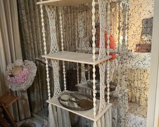 #86 - $90 - Macrame shelf
