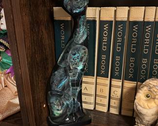 #100 - $30 - Lucite Abalone cat
