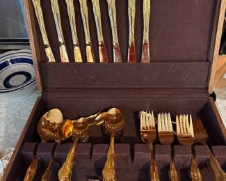 Goldware flatware $75 
