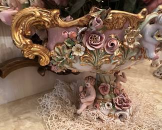 #5 - $90 - Made in Italy porcelain center piece 
