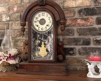 #60 - $80 - American cottage clock 13x24