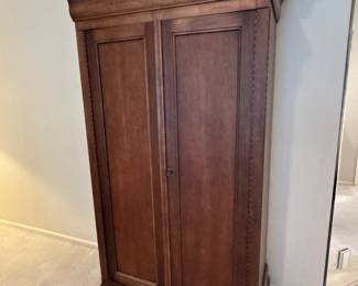 Armoire with Matching Dresser 6.25ft H x 3ft W x 1.75ft D