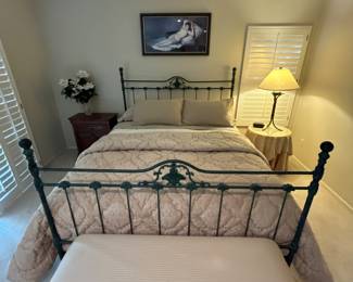 Wesley Allen Style California King Iron Bed