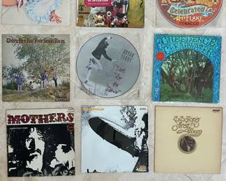 You’ll also find Frank, a vinyl record dealer sharing treasures from his personal collection. He’s joining us independently and is not part of the estate sale itself. Mothers, Led Zeppelin, Creedence  Clearwater, Bryan Ferry and More