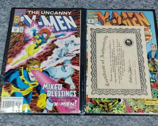 Autographed XMen Comic Books with COA
