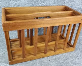 Goodwood Genuine Teak Magazine Rack