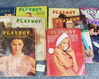 1970 Playboy Magazines