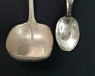 Sterling Silver Ladle and Childs Spoon