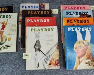 1960s Playboy Magazines