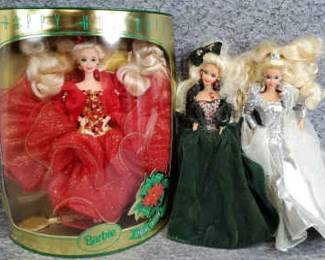 Holiday Barbies1 Packaged