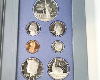 1986 US Prestige 100th Anniversary Statue of Liberty Coin Set