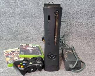 Xbox 360 with Controller and 2 Games