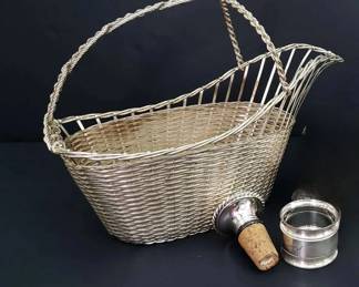 Silverplated Home and Bar Items
