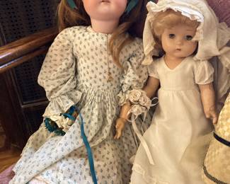 Pristine Germany dolls. Large $40 bride $25