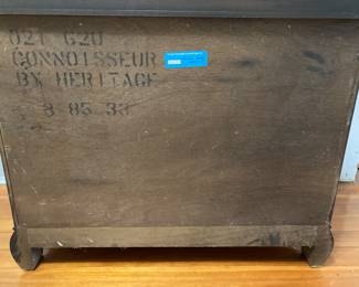 BACK OF DREXEL FURNITURE