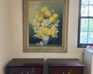Large Marion Rice oil painting $250