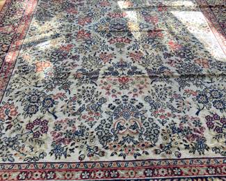 Vintage wool area rug 12by 71/2 $80