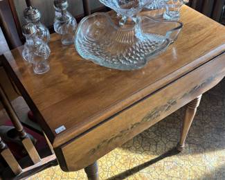 Folding Wooden Side Table