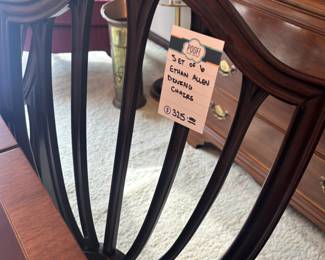 Set of 6 Ethan Allen Dining Chairs 