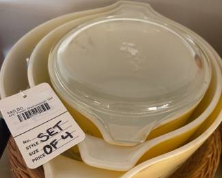 4PC Pyrex Shenandoah Set