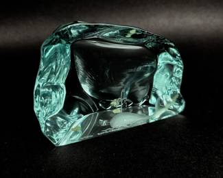 Crystal with whale
