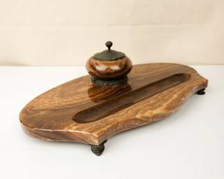 Agate inkwell