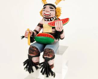Cal Yestewa carving
