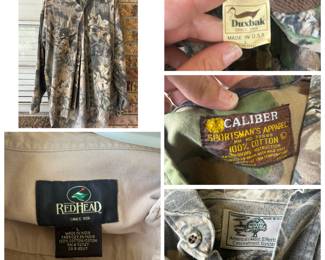 SO MUCH CAMO-
VINTAGE CAMO -
HATS, VEST, and shirts!!!!!