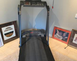 Treadmill and art work 