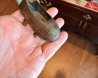Brass ashtray 
