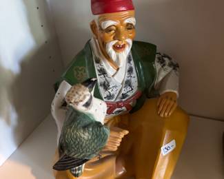 Sitting man from Negal