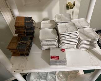 Coasters and candle plates