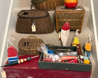 Vintage Fishing Creels and more....