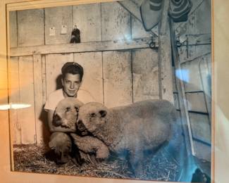 Vintage Sepia Photograph from the State Fair