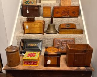Large Assortment of Boxes and Trunks