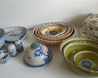 Hand Painted Ceramic Dishes 