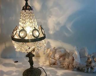 Vintage Crystal Lamp