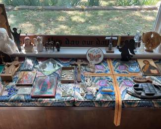 Large Collection of Religious Decor